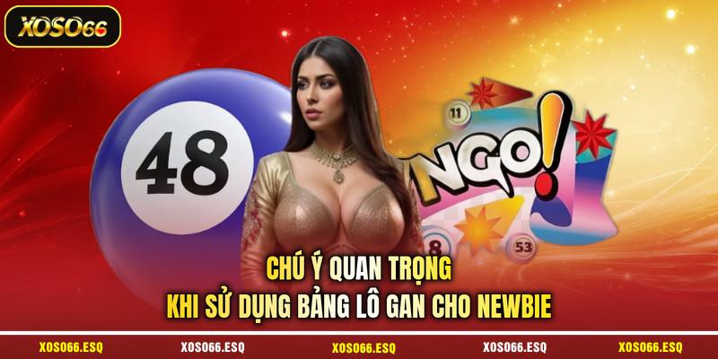 Chú ý quan trọng khi sử dụng bảng lô gan cho newbie