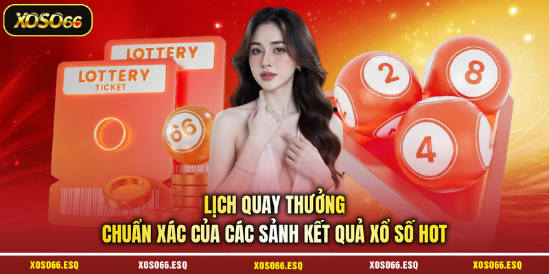 Lịch quay thưởng chuẩn xác của các sảnh kết quả xổ số hot