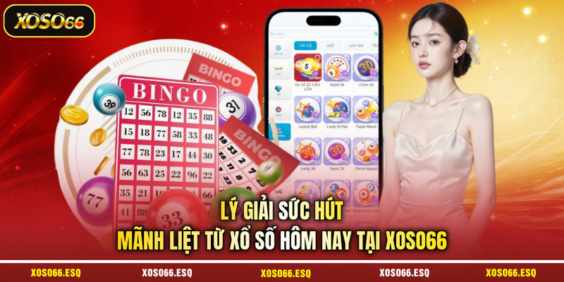 Lý giải sức hút mãnh liệt từ xổ số hôm nay tại XOSO66