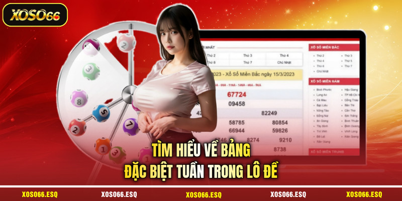 Tìm hiểu về bảng đặc biệt tuần trong lô đề