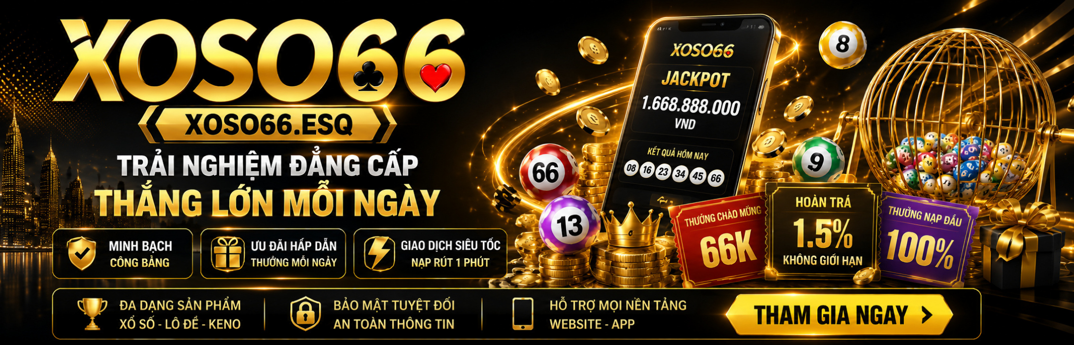 trải nghiệm đẳng cấp thắng lớn mỗi ngày Xoso66